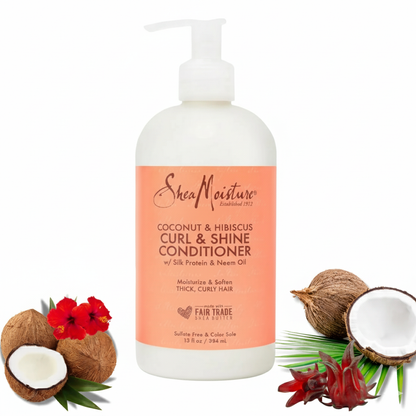 Shea Moisture Coconut & Hibiscus Conditioner (384ml)