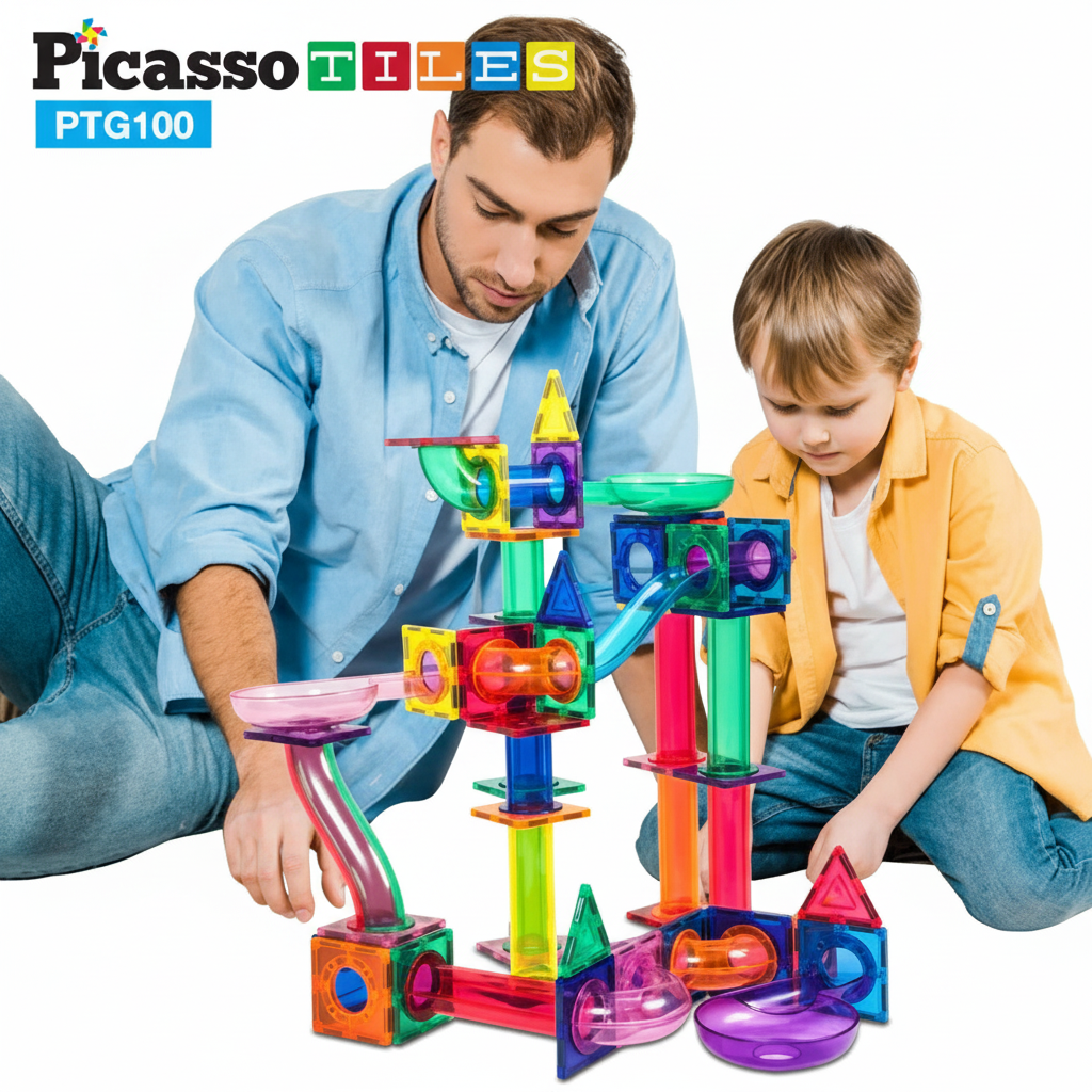 Picasso Magnetic Marble Run (100 Pcs)