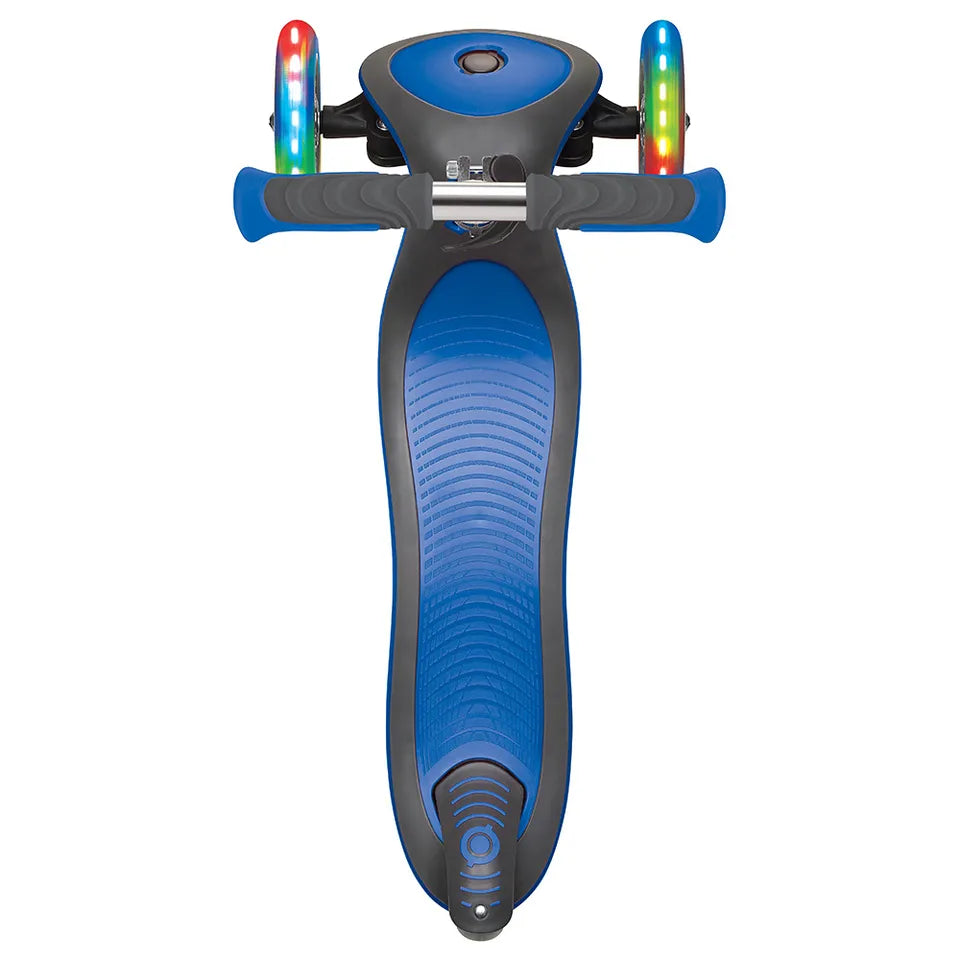 Globber - Elite Deluxe Lights Scooter - Navy Blue