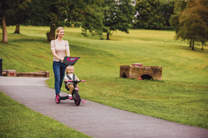 Globber - Explorer Trike 4-In-1 Baby Tricycle & Balance Bike - Fuchsia