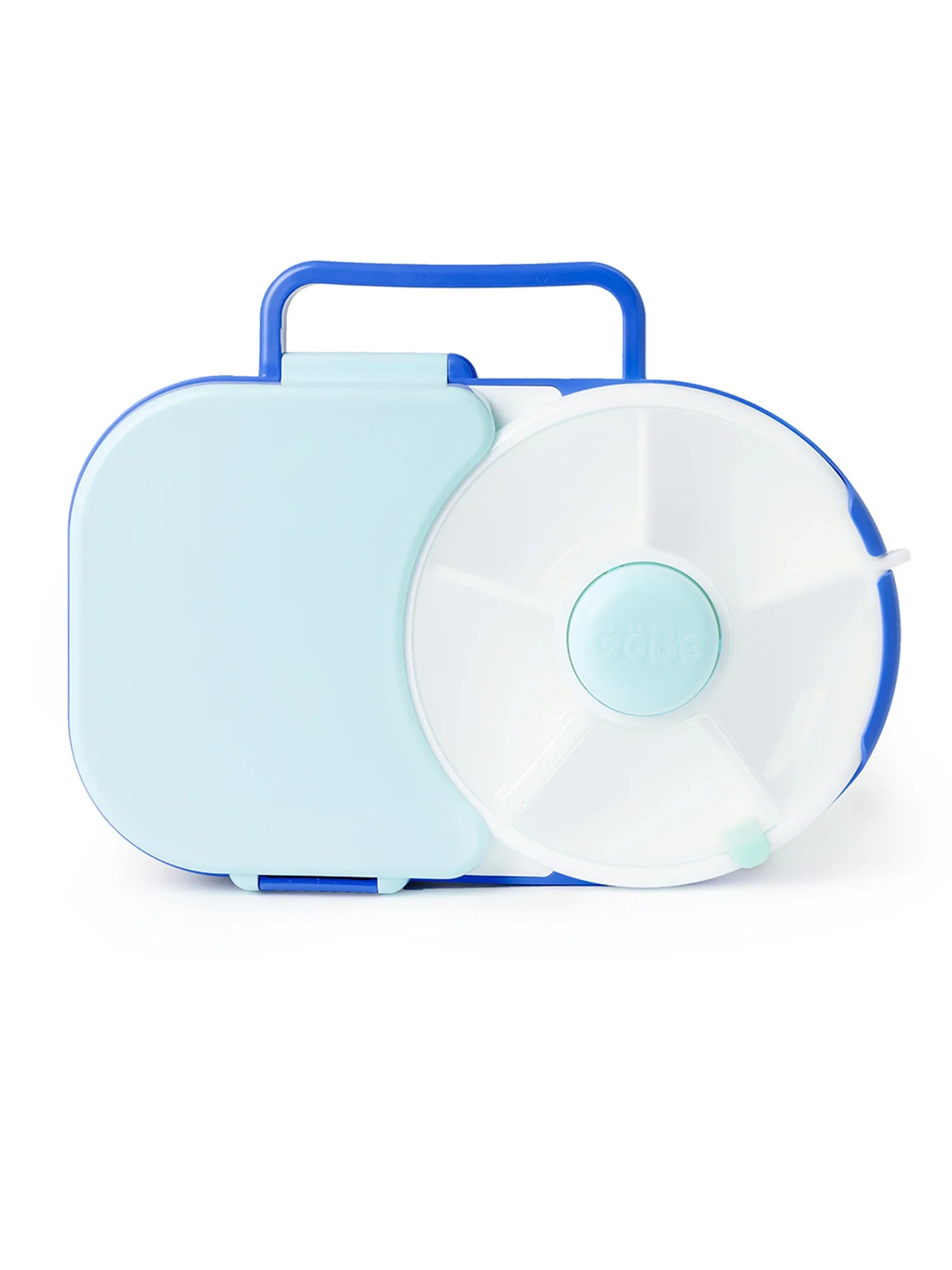 GoBe Lunchbox with Detachable Snack Spinner - Blueberry Blue