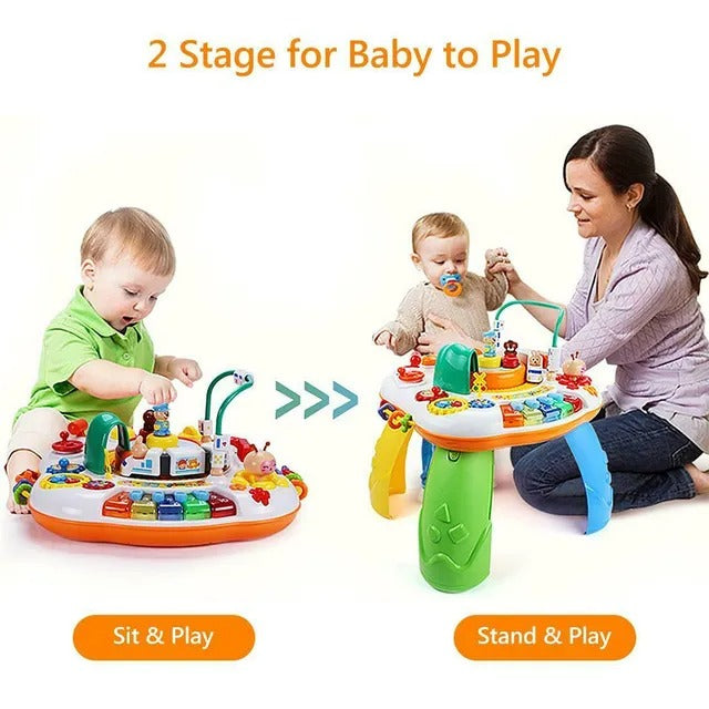 Goodway Baby Activity Learning Table With Piano Keys & Interactive Toys.