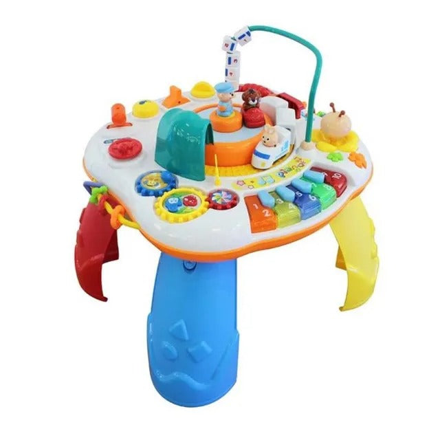 Goodway Baby Activity Learning Table With Piano Keys & Interactive Toys.
