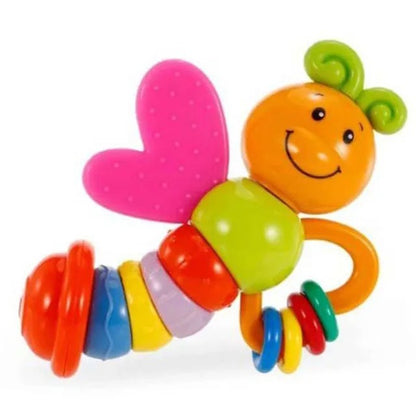 Goodway Baby Rattle Teether Toy With Twisting Body & Colorful Rings
