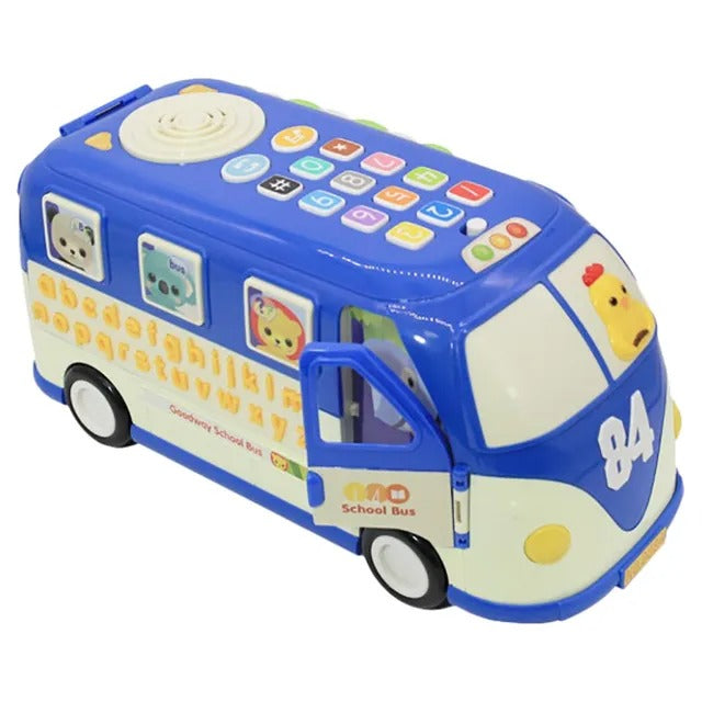 Goodway Kids Educational School Bus Toy With Music