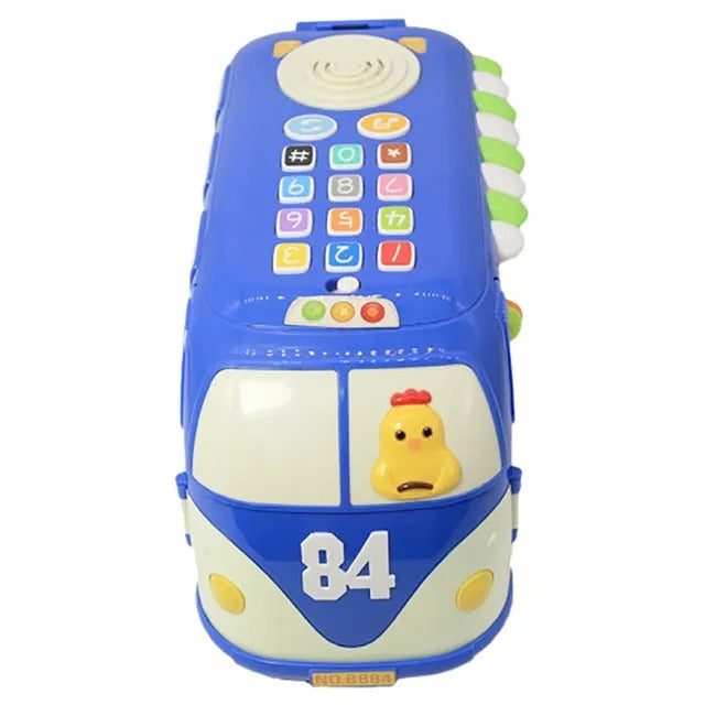 Goodway Kids Educational School Bus Toy With Music