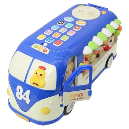Goodway Kids Educational School Bus Toy With Music