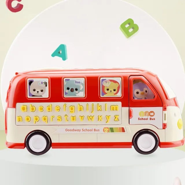 Goodway Kids Educational School Bus Toy
