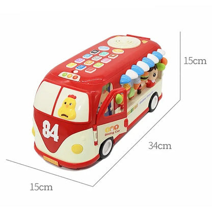 Goodway Kids Educational School Bus Toy