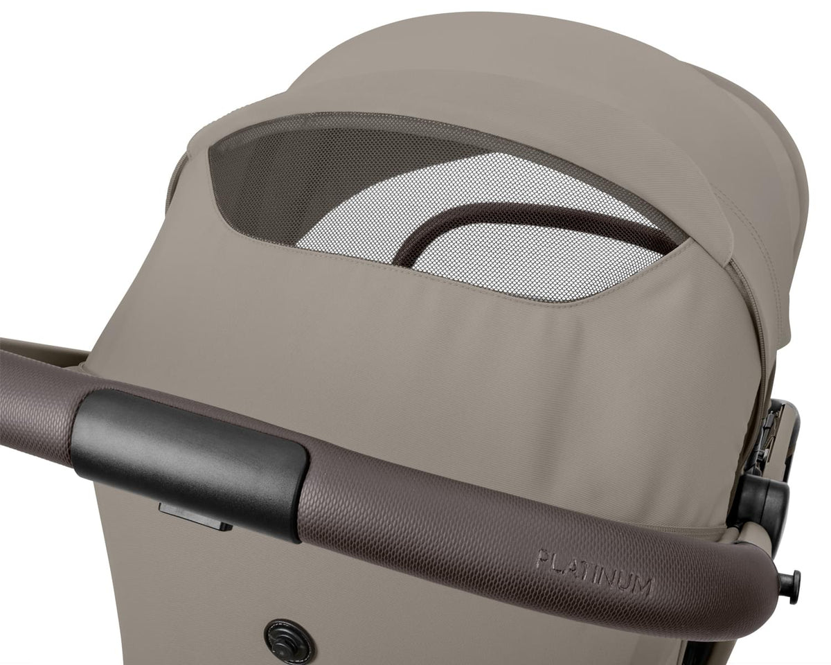 KIKKABOO Goya 2-in-1 Stroller with Carrycot - Platinum Champagne
