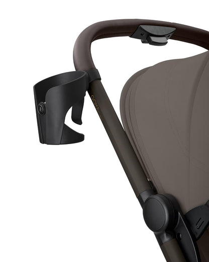 Kikkaboo - 2-in-1 Goya Stroller With Carrycot - Platinum Mocca