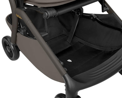 Kikkaboo - 2-in-1 Goya Stroller With Carrycot - Platinum Mocca