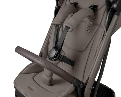 Kikkaboo - 2-in-1 Goya Stroller With Carrycot - Platinum Mocca