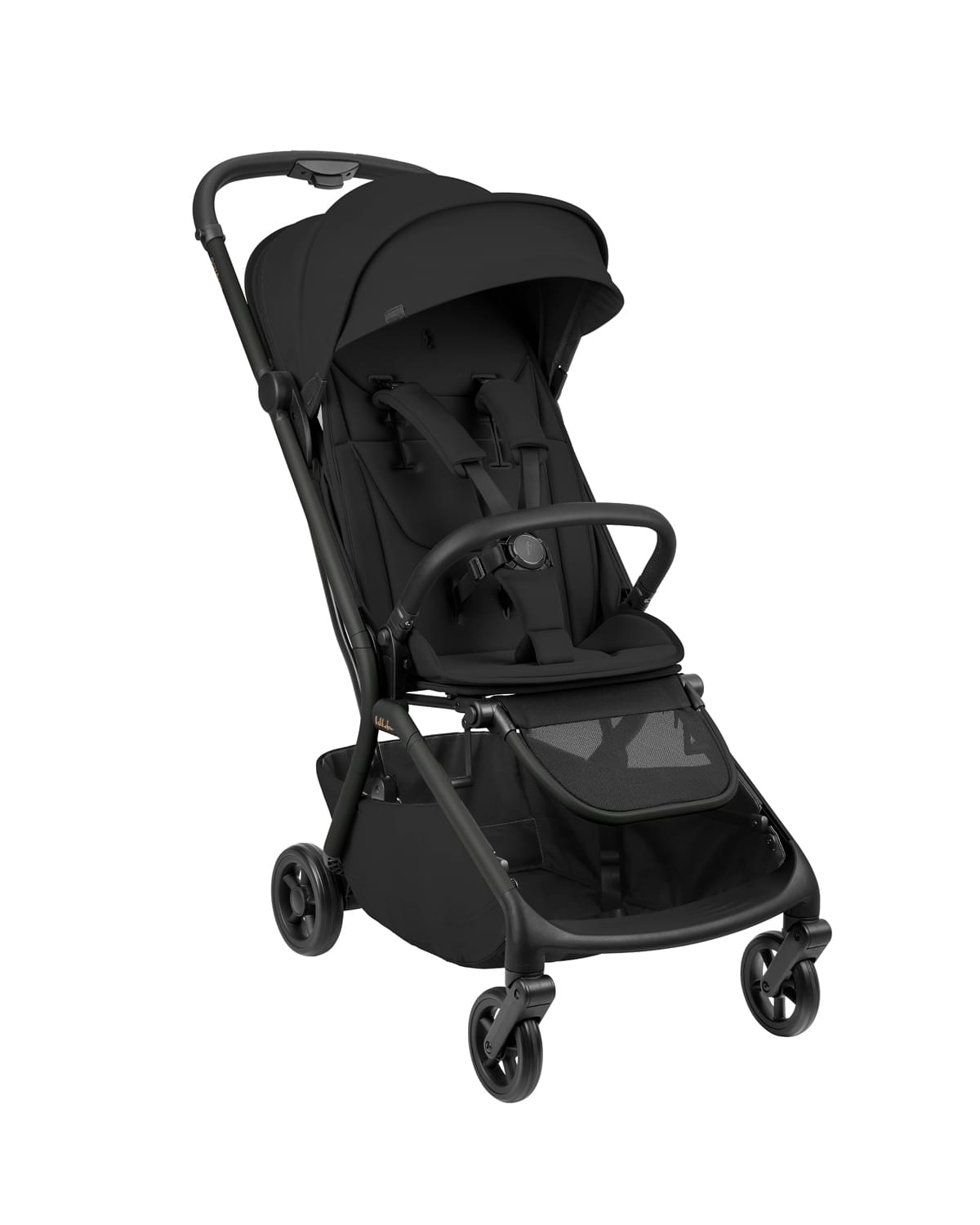Kikkaboo - 2-in-1 Goya Stroller With Carrycot - Platinum Noir