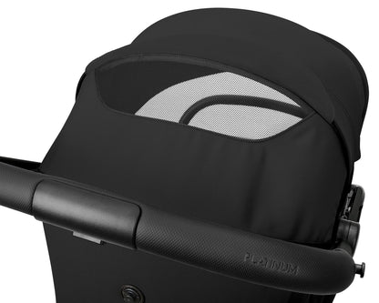 Kikkaboo - 2-in-1 Goya Stroller With Carrycot - Platinum Noir