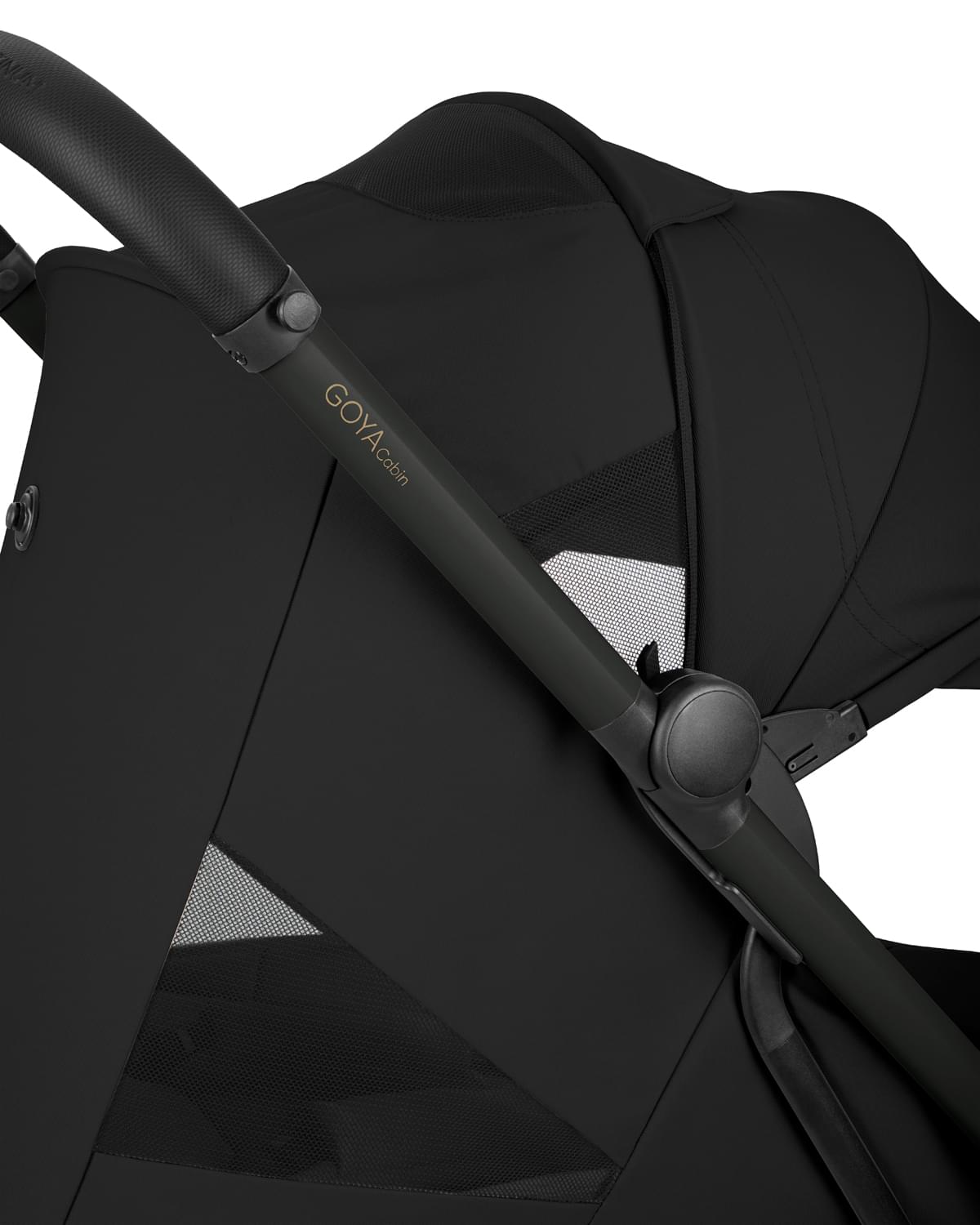 Kikkaboo - 2-in-1 Goya Stroller With Carrycot - Platinum Noir
