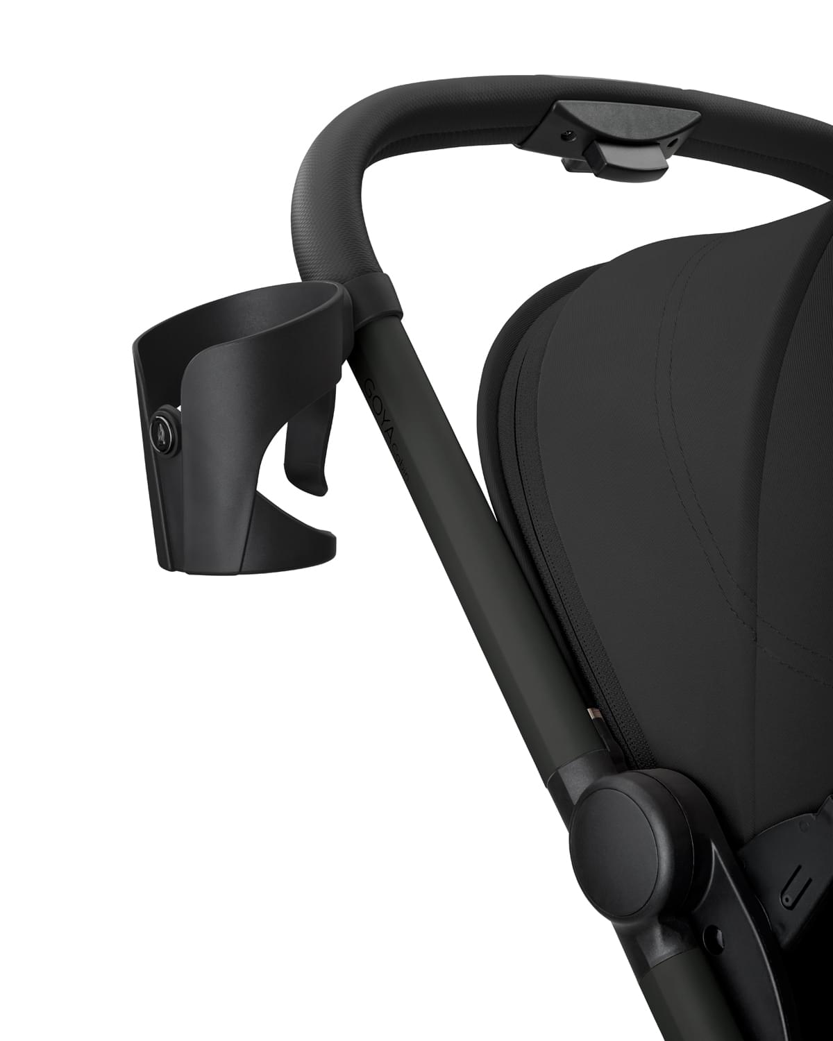 Kikkaboo - 2-in-1 Goya Stroller With Carrycot - Platinum Noir