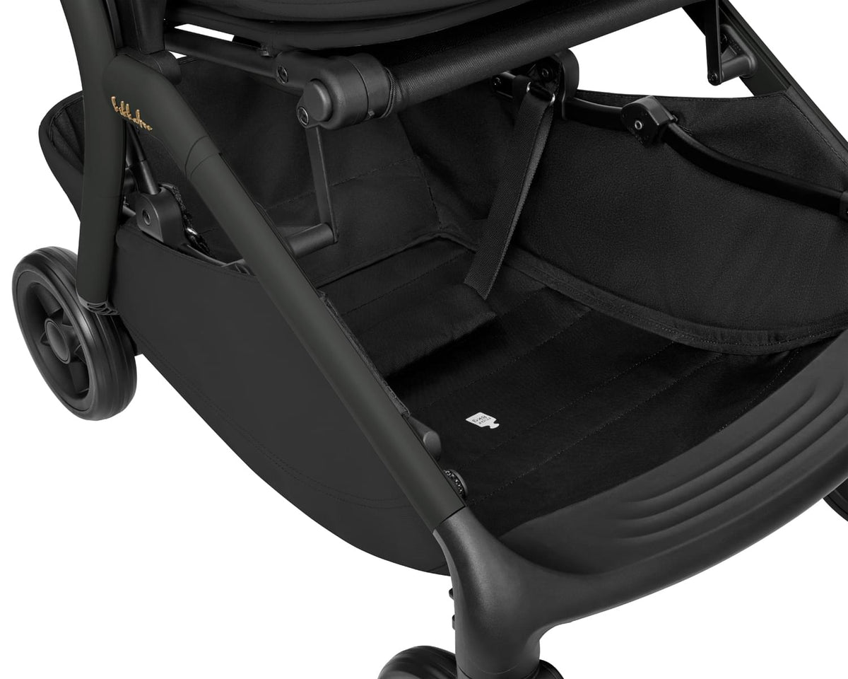 Kikkaboo - 2-in-1 Goya Stroller With Carrycot - Platinum Noir