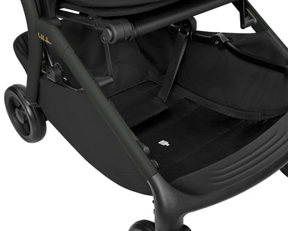 Kikkaboo - 2-in-1 Goya Stroller With Carrycot - Platinum Noir