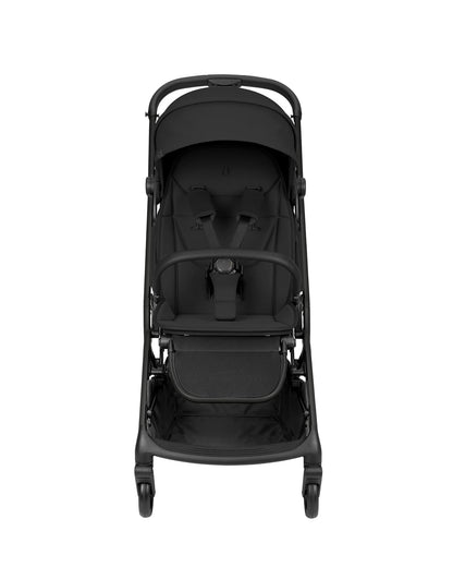 Kikkaboo - 2-in-1 Goya Stroller With Carrycot - Platinum Noir