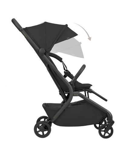 Kikkaboo - 2-in-1 Goya Stroller With Carrycot - Platinum Noir