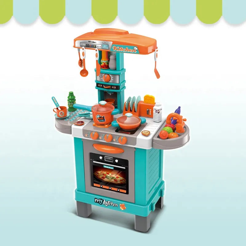 Kitchen Set with Sound and Light (Green)