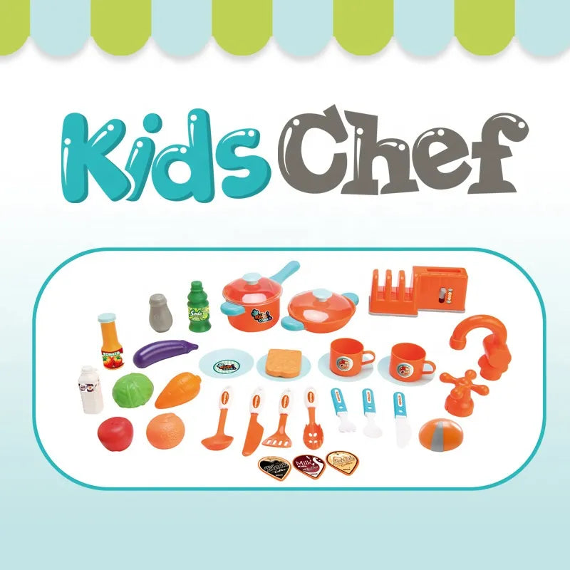 Kitchen Set with Sound and Light (Green)