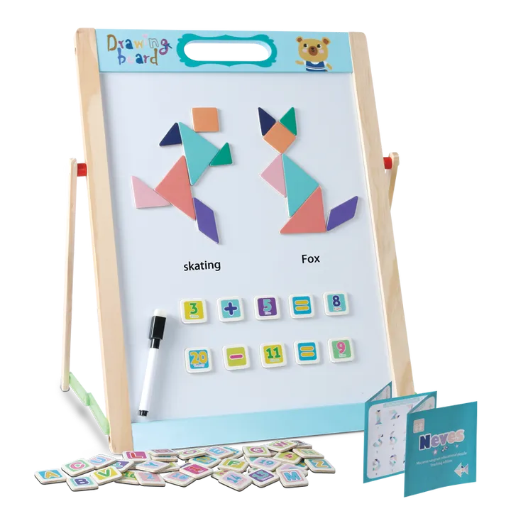 Beilaluna Drawing Board with Tangram Puzzle
