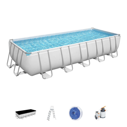 Bestway Frame Pool Rectangular (21 ft. x 9 ft. x 52 in.)