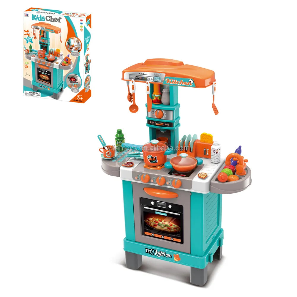 Kitchen Set with Sound and Light (Green)