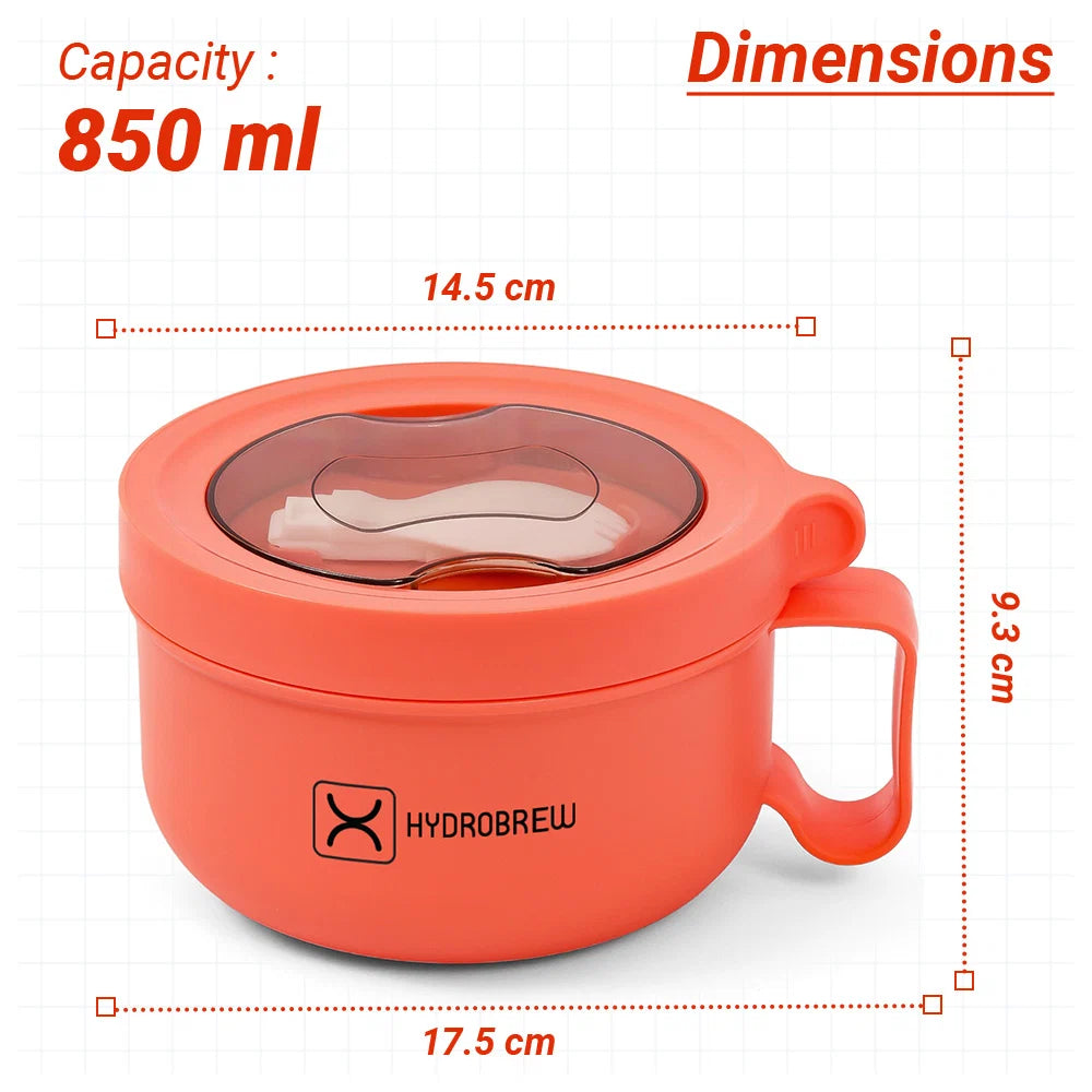 Hydrobrew Lunch Box With Folding Spoon