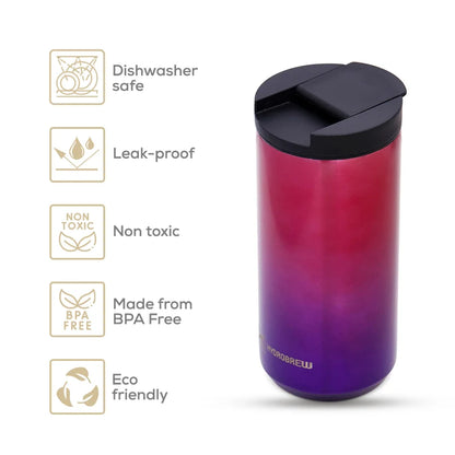 Hydrobrew Double Wall Insulated Tumbler Water Bottle (500ml)