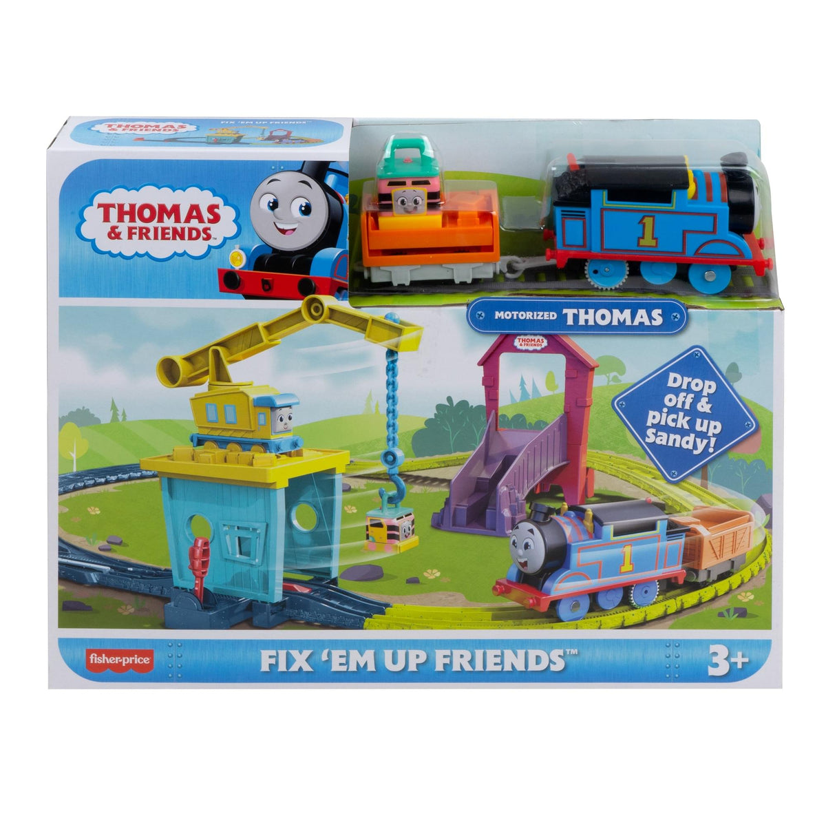 Fisher-Price Thomas & Friends Fix 'em Up Friends Track Set – 18 Pieces