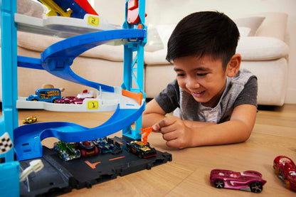 Hot Wheels City Transforming Race Tower Playset