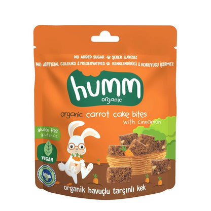 Humm Organic Gluten Free Carrot Cake Bites With Cinnamon