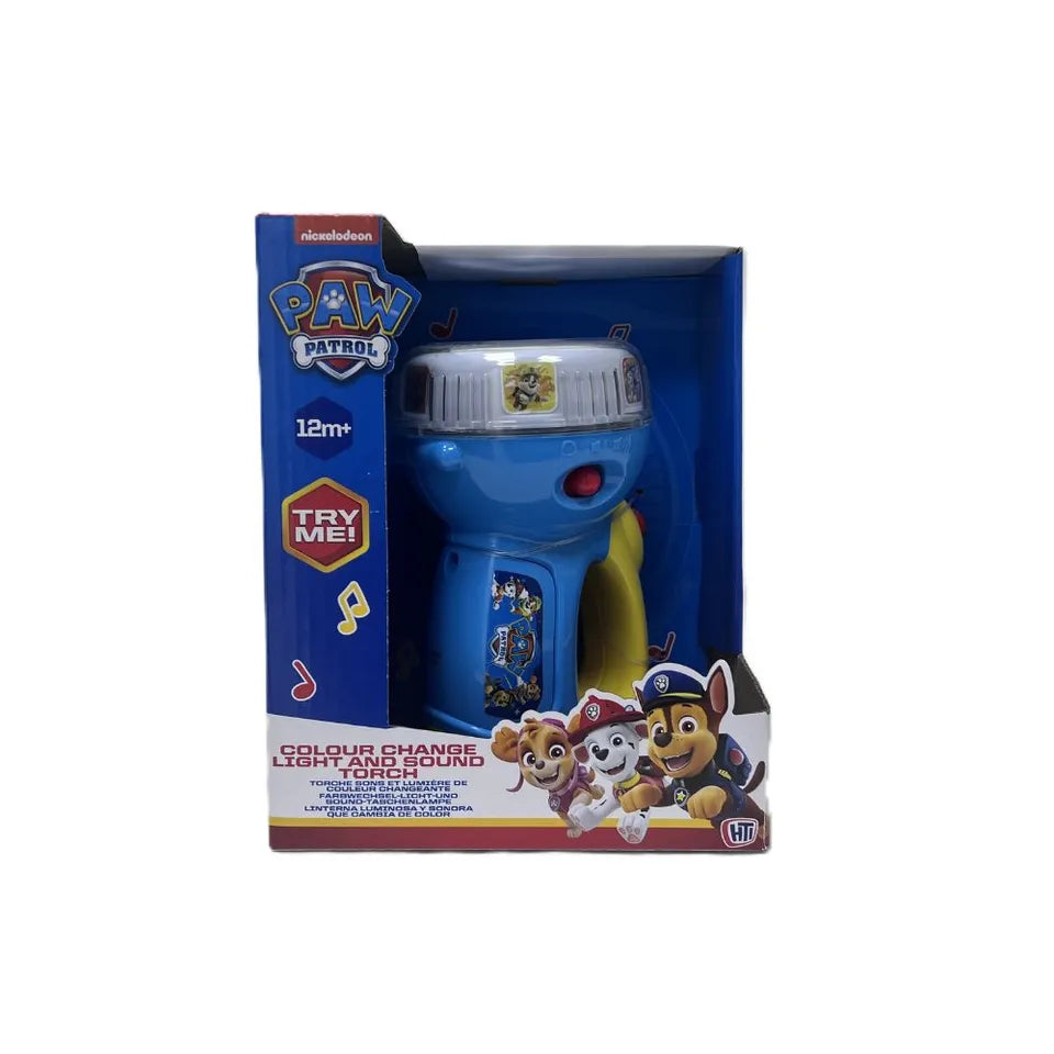 PAW Patrol Colour Change Light & Sound Torch – 1 Pc