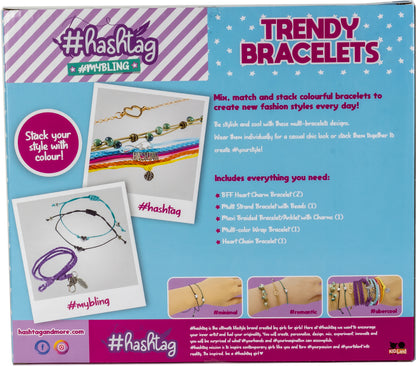 Hashtag - My Bling Trendy Bracelets - 6 Pieces
