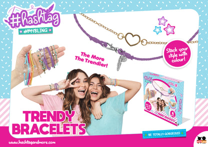 Hashtag - My Bling Trendy Bracelets - 6 Pieces