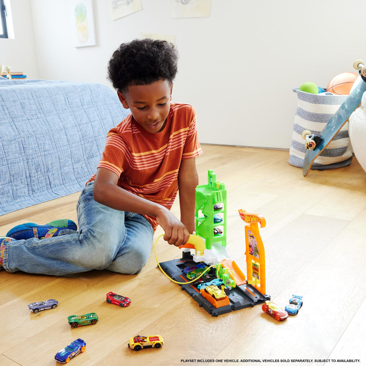 Hot Wheels City Super Fuel Station Playset