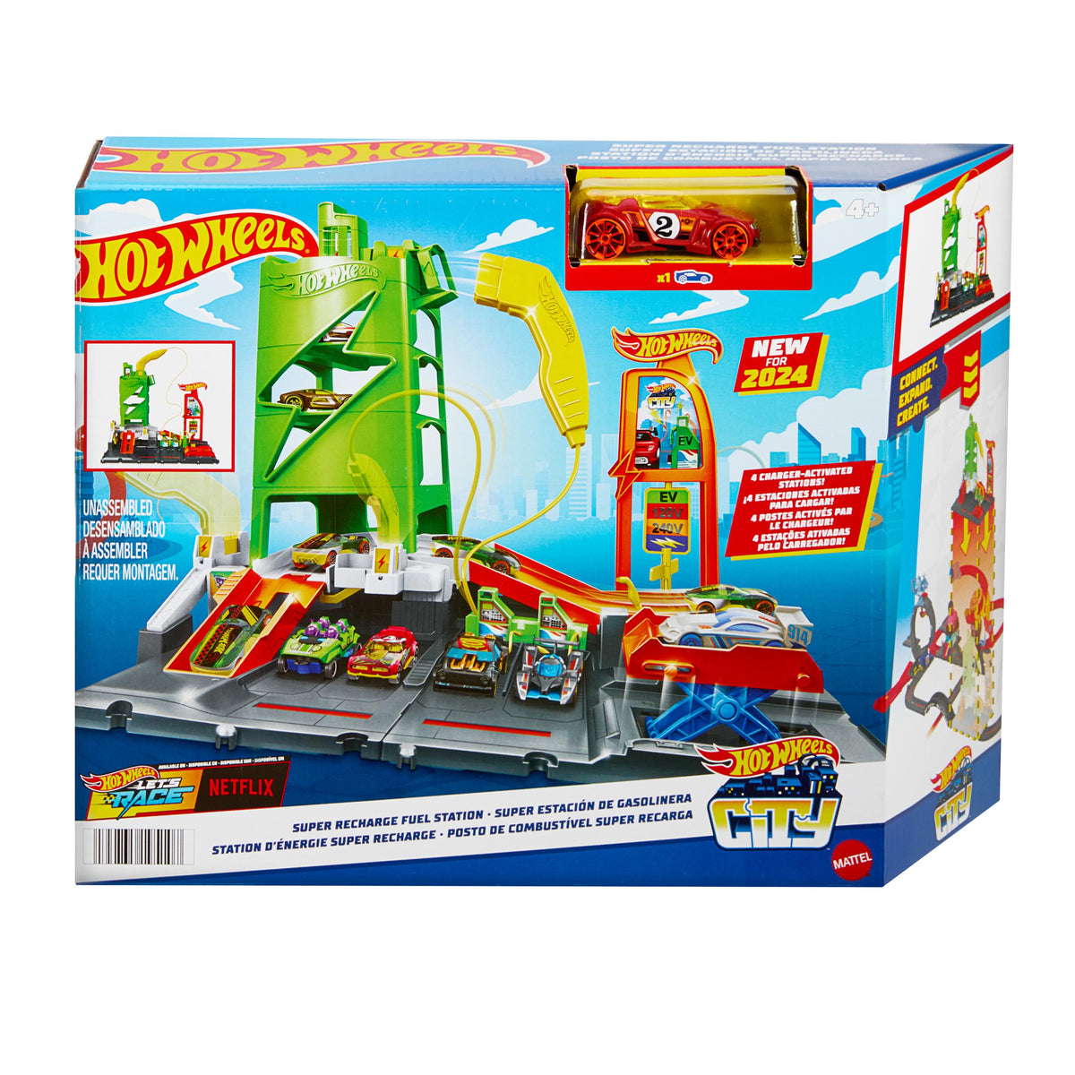 Hot Wheels City Super Fuel Station Playset