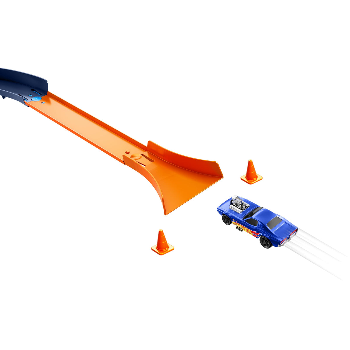 Hot Wheels RC Speed Challenge Track Set with 1:64 Scale RC Car – 30+ Pieces