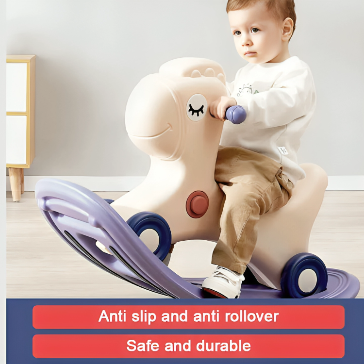 لعبة حصان هزّاز Go Sport Wheels (أزرق)