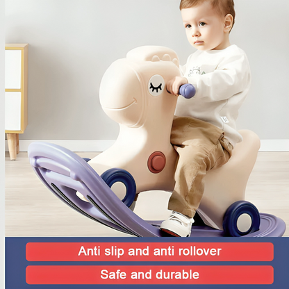 لعبة حصان هزّاز Go Sport Wheels (أزرق)
