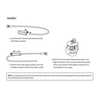 Haakaa Supplemental Feeding Tube & Pouch Set (with Exra 4 Replacement Tubes)