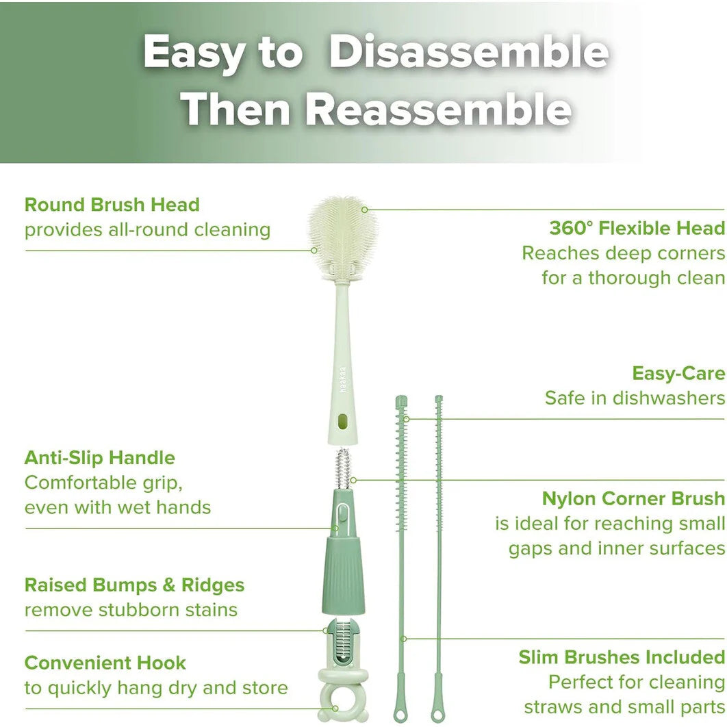Haakaa 5-in-1 Cleaning Brush Set