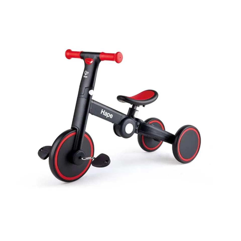 Hape - 2-in-1 Multi-Use Segway Balance Bike & Tricycle - Red