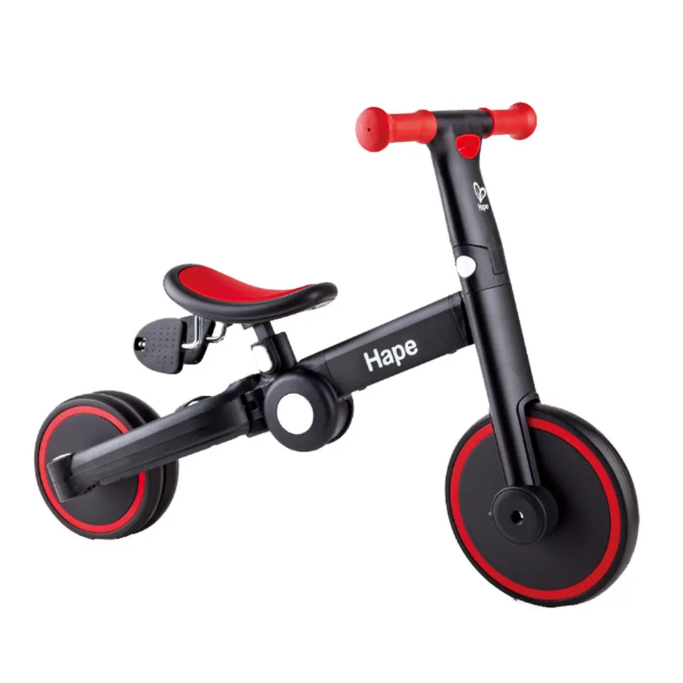 Hape - 2-in-1 Multi-Use Segway Balance Bike & Tricycle - Red