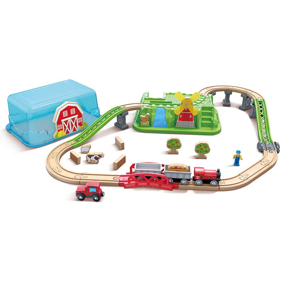 Hape Countryside Train Bucket Set