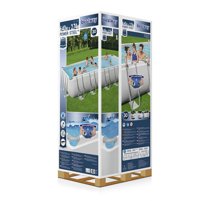Bestway Frame Pool Rectangular (21 ft. x 9 ft. x 52 in.)
