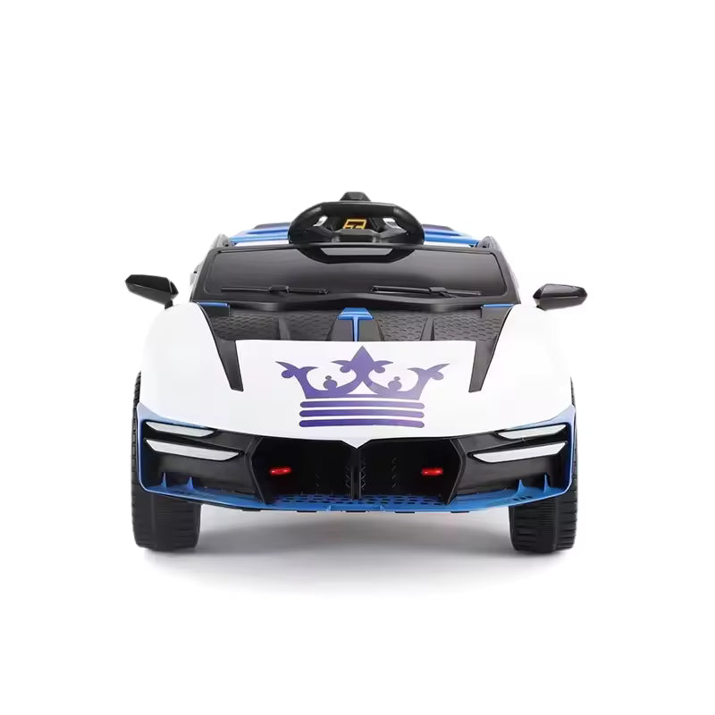 Orbic Kids Motor Electric Car With Remote Control (White)